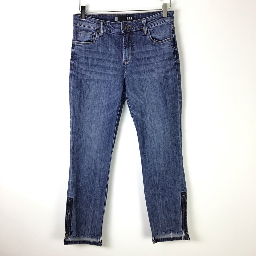 Kut From the Kloth Reese Ankle Straight Leg Jeans - Picture 2 of 8